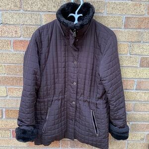 Vintage 90s Andrew Marc New York Jacket XS Brown